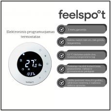 Elektroninis programuojamas termostatas Feelspot WTH93.36